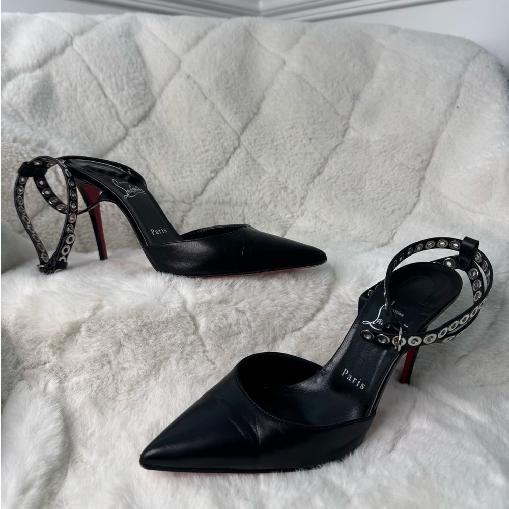 Black Studded Heels